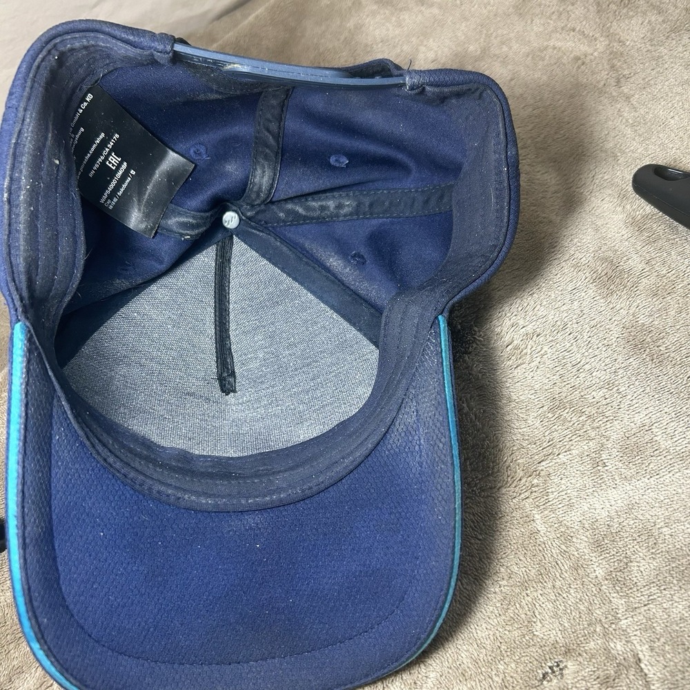 Official Porsche Lifestyle Performance Baseball Cap Navy Blue Snapback - Picture 5 of 7